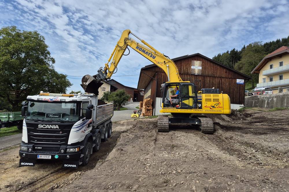 Alois Asen Erdbau aus Friedburg im Bezirk Braunau in Oberösterreich
