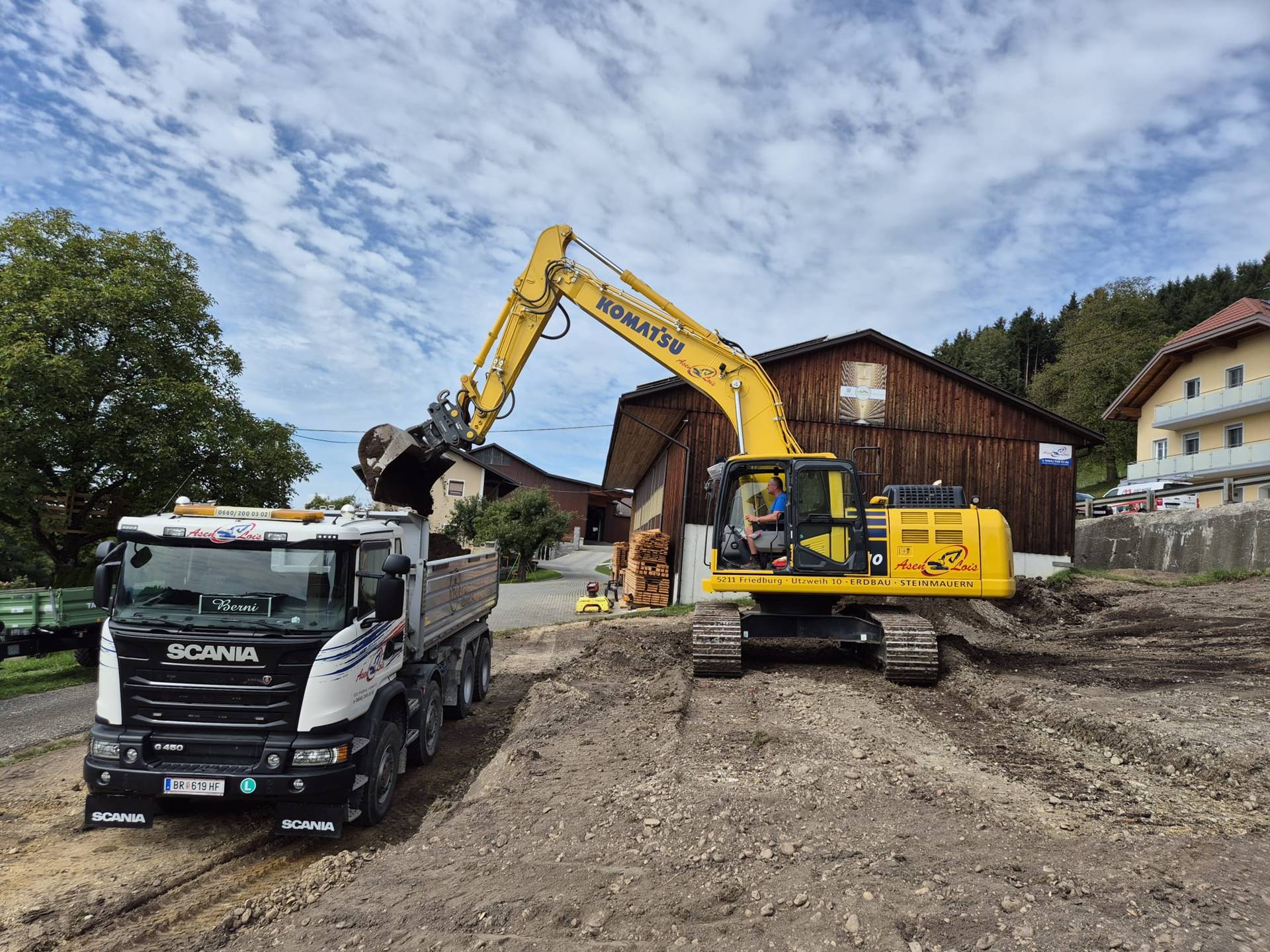 Alois Asen Erdbau aus Friedburg im Bezirk Braunau in Oberösterreich